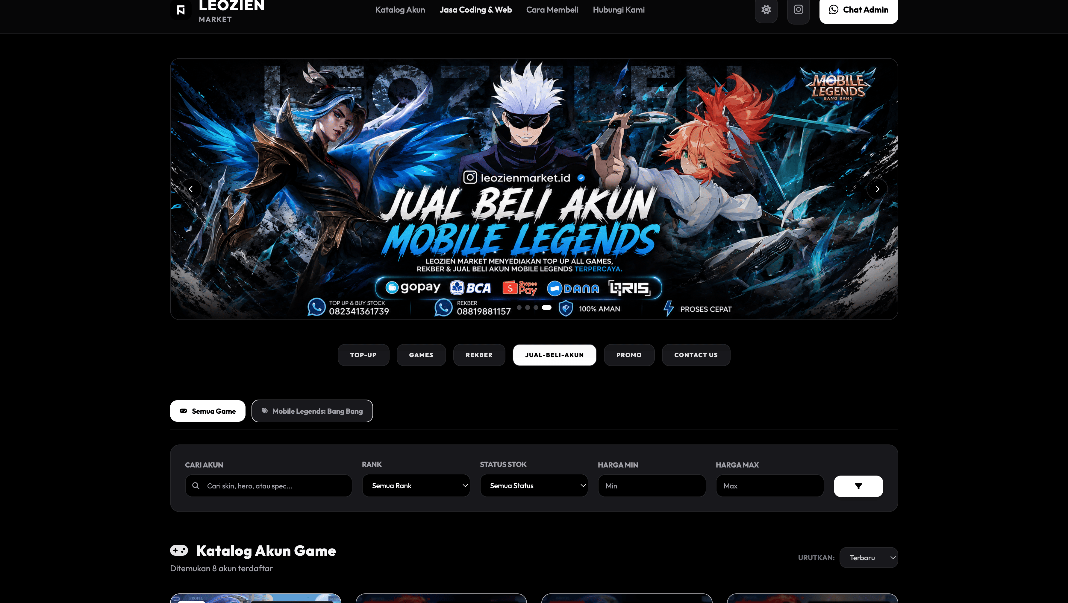 Website Leozien Market